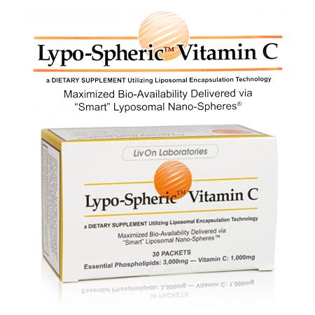 LivOn Labs, Lypo-Spheric Vitamin C, 30 ct